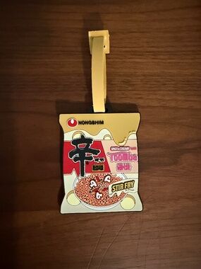 NWOT - Nongshim Shin Ramyun Toomba Luggage Tag | New K-Food Bag Tag